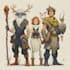 dnd character art and dnd character art