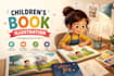 illustrate children storybook illustration, whimsical colour book and book cover