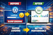 speed up and optimize your wordpress website for fast performance