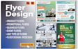 professional unique business event graphic design flyer