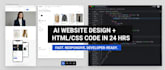 design and code your website using google stitch ai