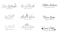 do professional handwritten, scripted, handwriting, cursive, signature logo