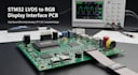 design stm32 based display interface pcb with lvds rgb