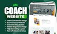 build or rebuild your life coach business coach website and booking website