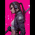 make a cyberpunk character art