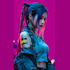 make cyberpunk character art