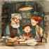 illustrate children book illustration ,children book
