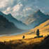 digitally paint fantasy landscape