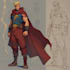 create scifi, fantasy, superhero character design