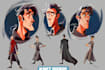 character design in comic style