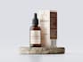 design luxury hair serum logo and packaging