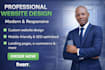 professional website design with modern, responsive layouts