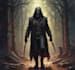 create a horror metal cover illustration with manual drawing