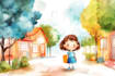 draw custom illustrations and children book illustration