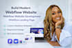 build modern webflow website, webflow website development, webflow landing page
