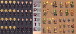design 8 bit 16 bit 2d pixel art character sprite sheet animations 2d retro game