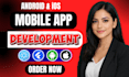 do ai mobile app development, android ios app creation, flutter app developer
