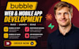 build bubble io web app development bubble developer supabase saas developer