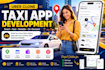 develop taxi booking app, ride hailing app and uber clone