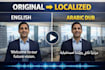 dub and localize your video in arabic using ai
