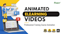 make animated explainer elearning course video and training course