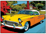 create a classic car pop art roy lichtenstein style