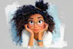draw cute disney style caricature portrait