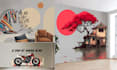 design custom modern wall art, murals and printable posters