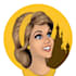 beautiful portrait in disney cartoon