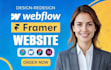 redesign webflow website design webflow automation website