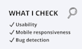 test your website and give detailed feedback