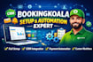 setup bookingkoala, customize, crm integration and automation