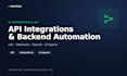 build custom API integrations and backend automation