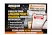 fix amazon policy violation and write professional response to avoid suspension