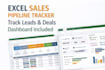 build a custom excel sales pipeline tracker with deal stages and dashboard