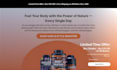 do peptide ecommerce website design peptide website build supplement website