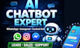 develop smart ai chatbot for social media and websites
