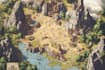 do unique cartoonist fantasy vector map, illustration