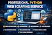 build a professional python web scraper, data scraper, and automation bot