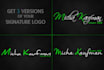 design signature, signature logo