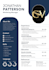 modern ats friendly resume and CV in canva