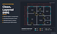 convert PDF, image or sketch to autocad dwg and redraw floor plans