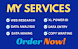 be serve you virtual assistant, web research, web scraping, excel