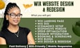 design wix website, wix website redesign, high converting wix ecommerce website