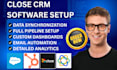 setup close crm gohighlevel hubspot zoho crm pipedrive n8n zapier integration