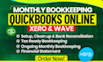 setup, clean up, accounting and bookkeeping using quickbooks online, xero, wave