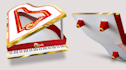 design a premium custom gift box with unique shape