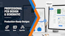 professionally design pcb layout, pcb design schematics design on altium