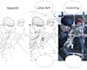 draw webtoon episode, manhwa, vertical scroll webcomic, webnovel cover