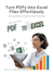 convert scanned pdf , jpg images into excel , google sheets